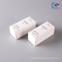 Cheap white paper box for essential oil container packaging bottle box